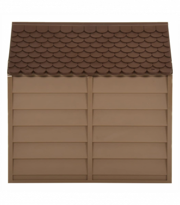 Dog House Brown 71x71.5x68 cm PP
