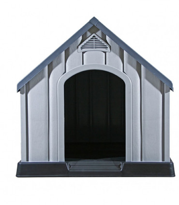Dog House Grey 92x87x91 cm Plastic