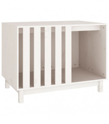 Dog House White 90x60x67 cm Solid Wood Pine