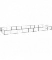Dog Kennel Black 27 m² Steel