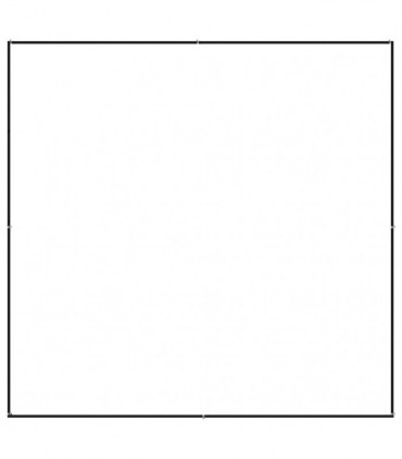 Dog Kennel Black 4 m² Steel