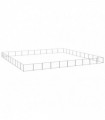 Dog Kennel Silver 100 m² Steel