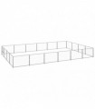 Dog Kennel Silver 24 m² Steel
