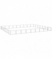 Dog Kennel Silver 63 m² Steel