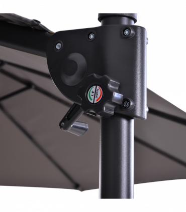 Double Canopy Offset Parasol Umbrella