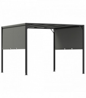 Durable Charcoal Grey Canopy Tent - Adjustable Shade & Stability for Outdoors