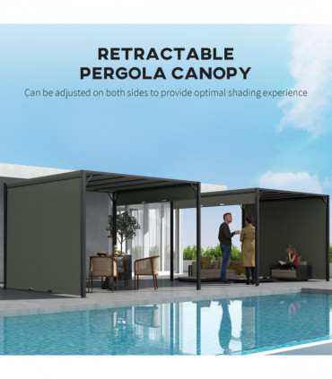 Durable Charcoal Grey Canopy Tent - Adjustable Shade & Stability for Outdoors