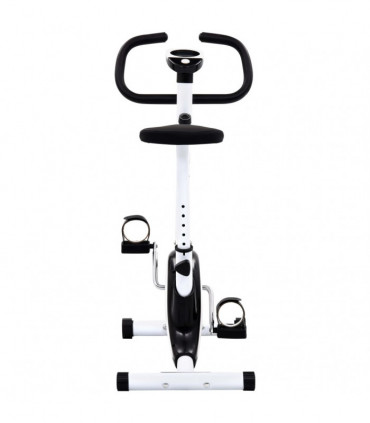 Exercise Bike with Belt Resistance Black