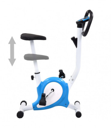 Exercise Bike with Belt Resistance Blue