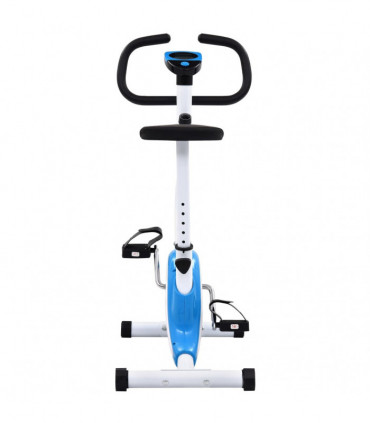 Exercise Bike with Belt Resistance Blue