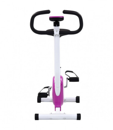 Exercise Bike with Belt Resistance Purple
