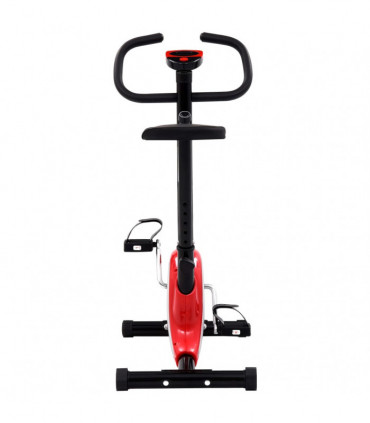 Exercise Bike with Belt Resistance Red