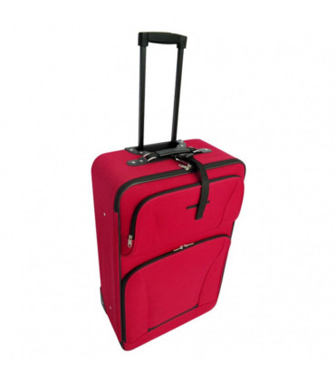 Five Piece Travel Luggage Set Red
