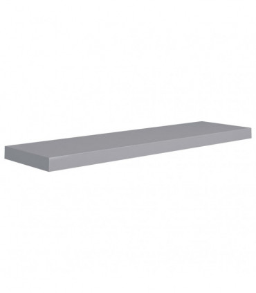 Floating Wall Shelves 4 pcs Grey 90x23.5x3.8 cm MDF