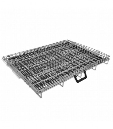 Foldable Metal Dog Bench L