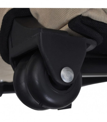 Foldable Multipurpose Pet Trolley Beige