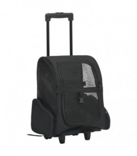 Foldable Multipurpose Pet Trolley Black