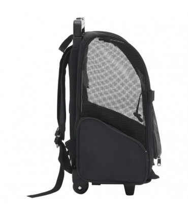 Foldable Multipurpose Pet Trolley Black