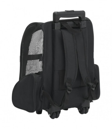 Foldable Multipurpose Pet Trolley Black
