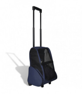 Foldable Multipurpose Pet Trolley Blue