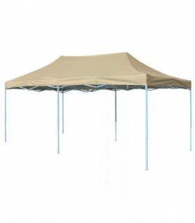 Foldable Tent Pop-Up 3x6 m Cream White