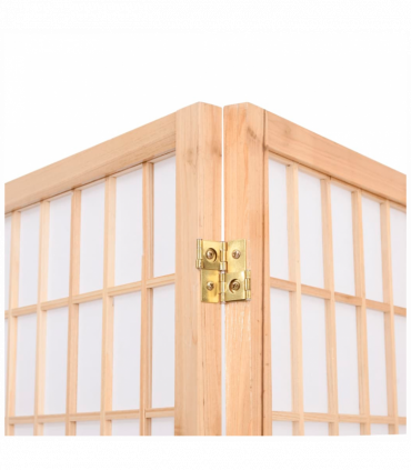 Folding 3-Panel Room Divider Japanese Style 120x170 cm