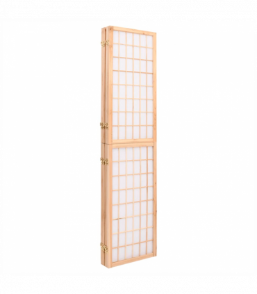 Folding 4-Panel Room Divider Japanese Style 160x170 cm