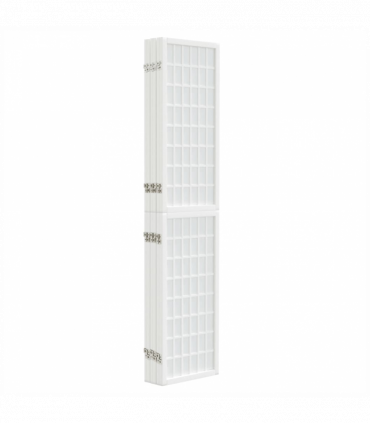 Folding 6-Panel Room Divider Japanese Style 240x170 cm White