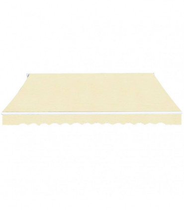 Folding Awning Manual Operated 400 cm Cream