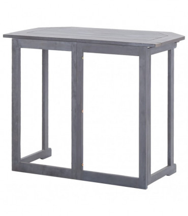 Folding Balcony Table 90x50x74 cm Solid Acacia Wood