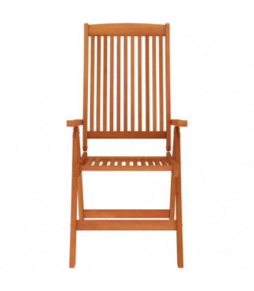 Folding Garden Chairs 6 pcs Solid Wood Eucalyptus