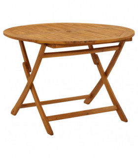 Folding Garden Table 110 cm Solid Acacia Wood