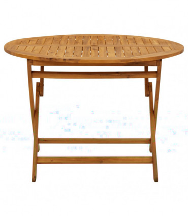 Folding Garden Table 110 cm Solid Acacia Wood