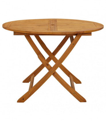 Folding Garden Table 110 cm Solid Acacia Wood