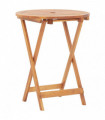 Folding Garden Table 60x75 cm Solid Acacia Wood