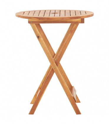 Folding Garden Table 60x75 cm Solid Acacia Wood