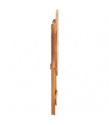 Folding Garden Table 60x75 cm Solid Acacia Wood