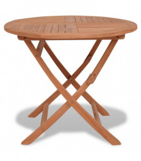Folding Garden Table 85x76 cm Solid Teak Wood