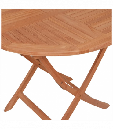 Folding Garden Table 85x76 cm Solid Teak Wood