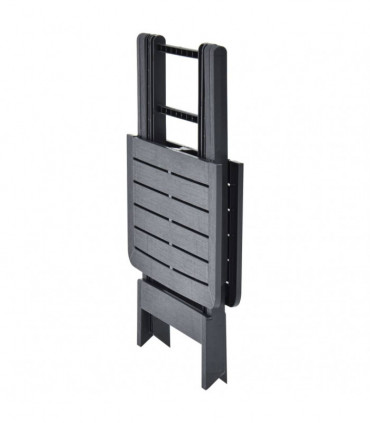 Folding Garden Table Anthracite 79x72x70 cm Plastic