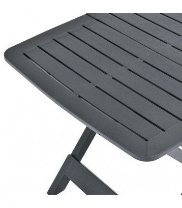 Folding Garden Table Anthracite 79x72x70 cm Plastic