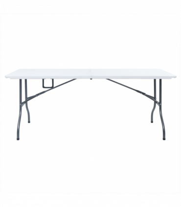 Folding Garden Table White 180x72x72 cm HDPE