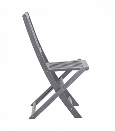 Folding Outdoor Chairs 4 pcs Solid Acacia Wood