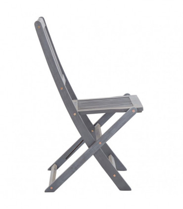 vidaXL Folding Outdoor Chairs 8 pcs Solid Acacia Wood