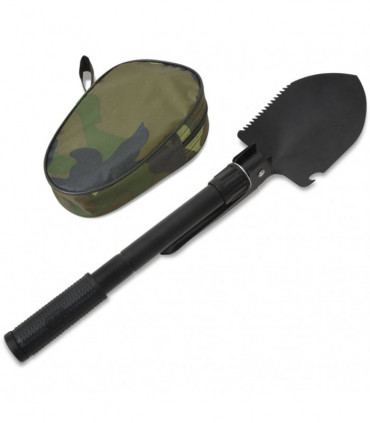 Folding Shovel Carbon Steel Black