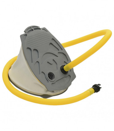 Foot Pump 21x29.5 cm PP and PE Grey and Yellow
