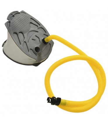 Foot Pump 21x29.5 cm PP and PE Grey and Yellow