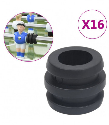 Football Table Rod Stoppers for 15.9/16 mm Rod 16 pcs