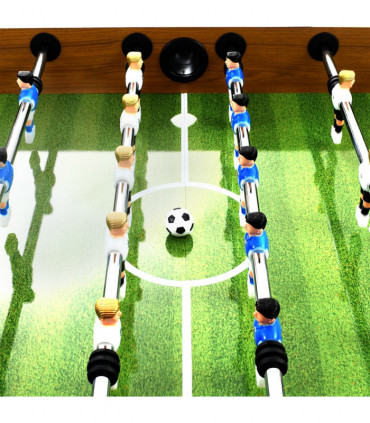 Football Table Steel 60 kg 140x74.5x87.5 cm Light Brown and Black