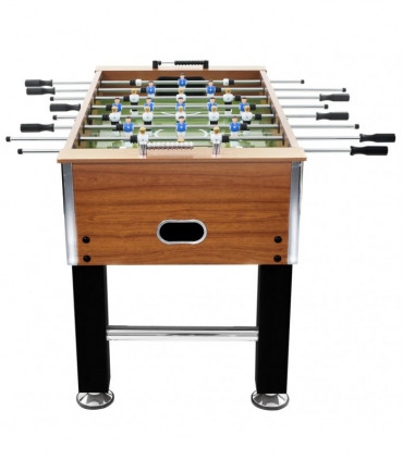Football Table Steel 60 kg 140x74.5x87.5 cm Light Brown and Black